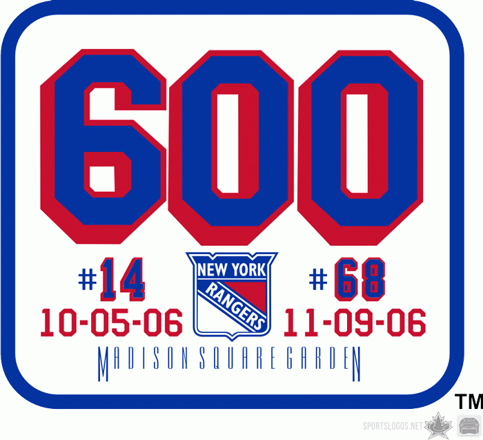 New York Rangers 2006 07 Misc Logo vinyl decal